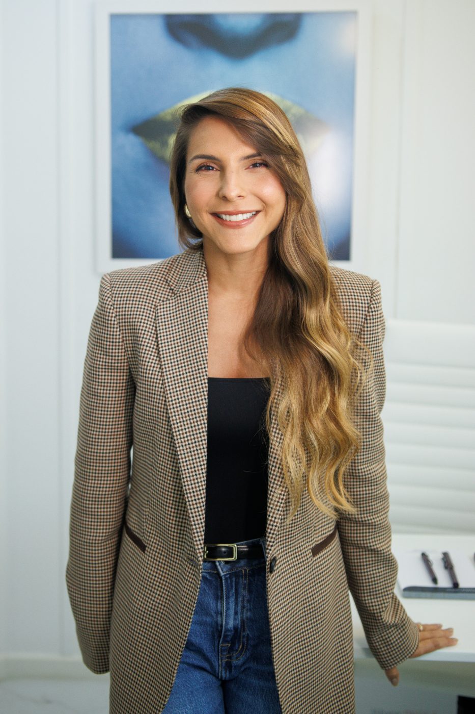 Sala de espera do consultório da Dra. Jéssica Cardoso em Copacabana